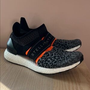ADIDAS BY STELLA MCCARTNEY UltraBoost 3D Knit Leopard Slip On Sneaker 9.5